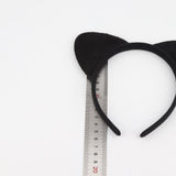 Maxbell 4x Cat Ears Headband New Year Photo Props Cute Kitty Hairband Hair Hoop Black