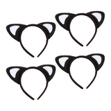 Maxbell 4x Cat Ears Headband New Year Photo Props Cute Kitty Hairband Hair Hoop White Heart