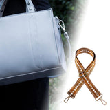 Maxbell Shoulder Bag Strap Belt Metal Hooks Adjustable for DIY Purse Making Luggage Brown