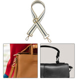 Maxbell Shoulder Bag Strap Belt Metal Hooks Adjustable for DIY Purse Making Luggage White