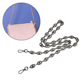 Maxbell Bag Extender Chain Strap Accessory Replacement for Clutch Wallet Purse Argent