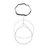 Maxbell Thigh Chain for Women Easy to Wear Durable for Birthday Gift Summer Holiday Silver