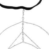Maxbell Thigh Chain for Women Easy to Wear Durable for Birthday Gift Summer Holiday Silver