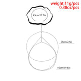 Maxbell Thigh Chain for Women Easy to Wear Durable for Birthday Gift Summer Holiday Silver