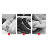 Maxbell Men Women Work Boots Steel Toe Shoes Rubber Sole Workwear Hiking Boots 37 Khaki