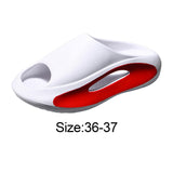 Maxbell Unisex Slippers Comfortable Open Toe Sandals Shower Bathroom EVA Sandals White 36 37