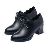 Maxbell Elegant Women Chunky Low Heel Shoes Casual Shoes Leisure Party Closed Toe 39