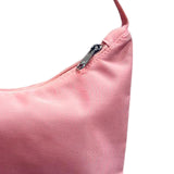 Maxbell Women Shoulder Bag Mini Handbag Lady Tote Girls with Zipper Closure Casual Pink Red