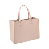Maxbell Shopping Bags for Groceries Large Durable Handle Thickened Stands Upright 40x30x15cm Beige