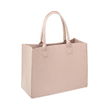 Maxbell Shopping Bags for Groceries Large Durable Handle Thickened Stands Upright 30x20x12cm Beige