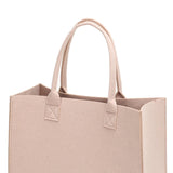 Maxbell Shopping Bags for Groceries Large Durable Handle Thickened Stands Upright 30x20x12cm Beige