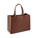 Maxbell Shopping Bags for Groceries Large Durable Handle Thickened Stands Upright 40x30x15cm Brown