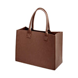 Maxbell Shopping Bags for Groceries Large Durable Handle Thickened Stands Upright 40x30x15cm Brown