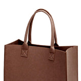Maxbell Shopping Bags for Groceries Large Durable Handle Thickened Stands Upright 40x30x15cm Brown