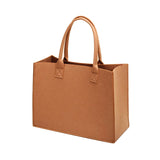 Maxbell Shopping Bags for Groceries Large Durable Handle Thickened Stands Upright 40x30x15cm Khaki