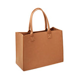 Maxbell Shopping Bags for Groceries Large Durable Handle Thickened Stands Upright 40x30x15cm Khaki