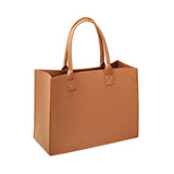 Maxbell Shopping Bags for Groceries Large Durable Handle Thickened Stands Upright 40x30x15cm Khaki