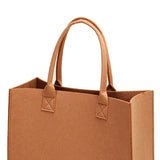 Maxbell Shopping Bags for Groceries Large Durable Handle Thickened Stands Upright 30x20x12cm Khaki