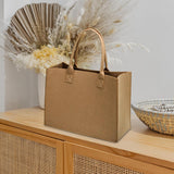 Maxbell Shopping Bags for Groceries Large Durable Handle Thickened Stands Upright 40x30x15cm Ginger