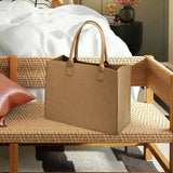 Maxbell Shopping Bags for Groceries Large Durable Handle Thickened Stands Upright 40x30x15cm Ginger