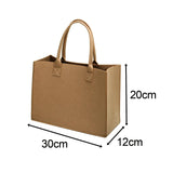 Maxbell Shopping Bags for Groceries Large Durable Handle Thickened Stands Upright 30x20x12cm Ginger