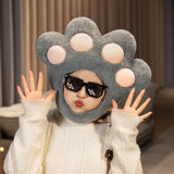 Maxbell Funny Plush Hat Decorative Adults Headwear for Role Play Masquerade Holiday Gray