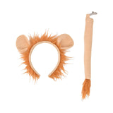 Maxbell Lion Costume Lion Tail Ears Dress up Decorative for Show New Year Toddlers