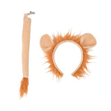 Maxbell Lion Costume Lion Tail Ears Dress up Decorative for Show New Year Toddlers