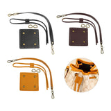 Maxbell Knitting Bag bottoms PU Leather Sewing Kit for DIY Purse Making Supplies Black
