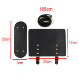 Maxbell Knitting Crochet Bag Adjustable Shoulder Strap for DIY Purse Making Kits Black