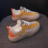 Maxbell Womens Casual Shoes Slip On Sports Shoes Comfortable Outdoor Walking Shoes 37 Yellow