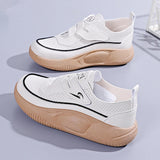 Maxbell Women's Shoes Stylish Summer Thick Soled Durable for Fitness Climbing Hiking Beige 40