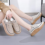 Maxbell Women's Shoes Stylish Summer Thick Soled Durable for Fitness Climbing Hiking Beige 40