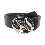 Maxbell PU Leather Belt for Men Women with Pin Buckle Fashion for Jackets Pants Black