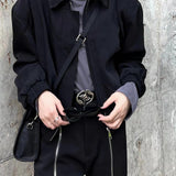 Maxbell PU Leather Belt for Men Women with Pin Buckle Fashion for Jackets Pants Black