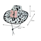 Maxbell Cowgirl Hat Women Cowboy Hat Fancy Dress up for Outdoor Celebration