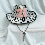 Maxbell Cowgirl Hat Women Cowboy Hat Fancy Dress up for Outdoor Celebration