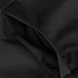 Maxbell women Nurse Uniform Multi Pockets Soft Top Pants Set for Massaging M black