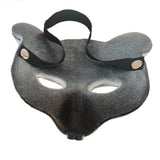 Maxbell 3D Mouse Half Face Mask Costume Cosplay Masquerade Easter Rat Animal Mask Light Gray
