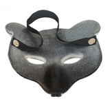 Maxbell 3D Mouse Half Face Mask Costume Cosplay Masquerade Easter Rat Animal Mask Deep Gray