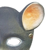 Maxbell 3D Mouse Half Face Mask Costume Cosplay Masquerade Easter Rat Animal Mask Deep Gray