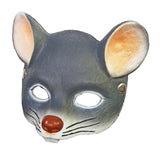 Maxbell 3D Mouse Half Face Mask Costume Cosplay Masquerade Easter Rat Animal Mask Deep Gray