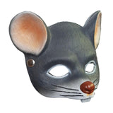 Maxbell 3D Mouse Half Face Mask Costume Cosplay Masquerade Easter Rat Animal Mask Deep Gray