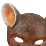 Maxbell 3D Mouse Half Face Mask Costume Cosplay Masquerade Easter Rat Animal Mask Brown