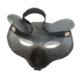 Maxbell 3D Mouse Half Face Mask Costume Cosplay Masquerade Easter Rat Animal Mask Brown