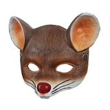 Maxbell 3D Mouse Half Face Mask Costume Cosplay Masquerade Easter Rat Animal Mask Brown