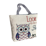 Maxbell Women Canvas Tote Bag Shoppers Bag Lightweight Underarm Bag with Zipper Style A
