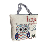 Maxbell Women Canvas Tote Bag Shoppers Bag Lightweight Underarm Bag with Zipper Style A