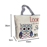 Maxbell Women Canvas Tote Bag Shoppers Bag Lightweight Underarm Bag with Zipper Style A