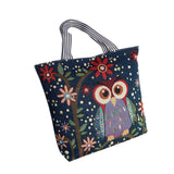 Maxbell Women Canvas Tote Bag Shoppers Bag Lightweight Underarm Bag with Zipper Style C